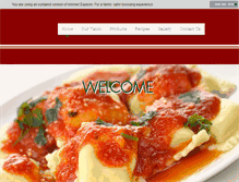Tablet Screenshot of dairymaidravioli.com